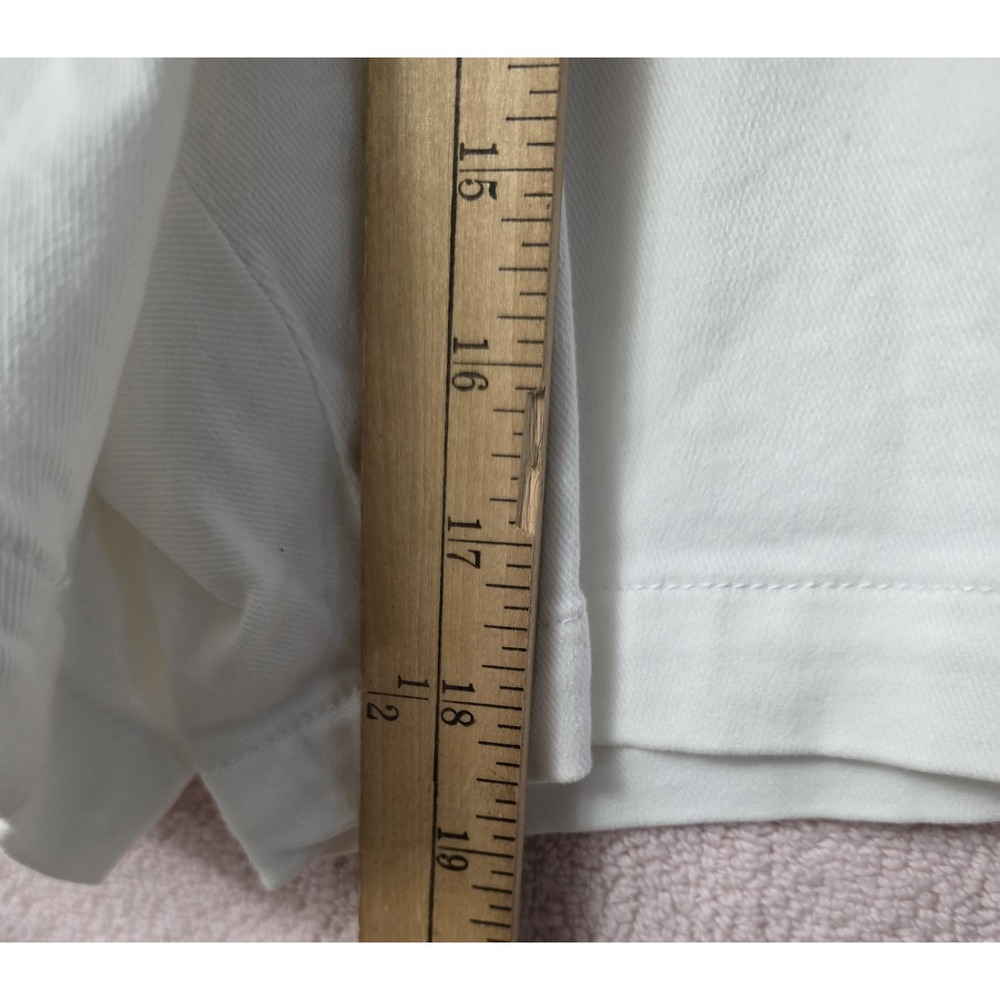 GLORIA VANDERBILT Amanda Shorts Lenght Classic Rise Women's SIZE 24W WhiteDenim - Picture 11 of 12
